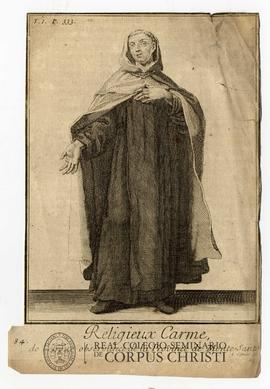 Religieux Carme de l'etroite observance de la Province de Monte-Santo