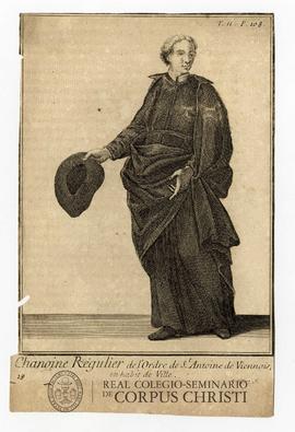 Chanoine regulier de l'ordre de St. Antoine de Viennois en habit de ville