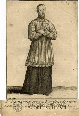 Ancien habillement des Religieux de l'ordre de S. Dominique