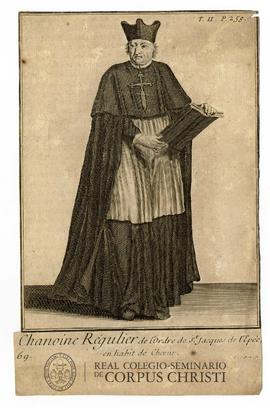 Chanoine regulier de l'ordre de St. Jacques de l'Epee en habit de choeur