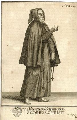 Frere mineur capucin avec le manteau