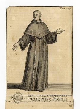 Religieux Troisieme Ordre de S. François de la Congregation de Lombardie en habit ordinaire dans la maison